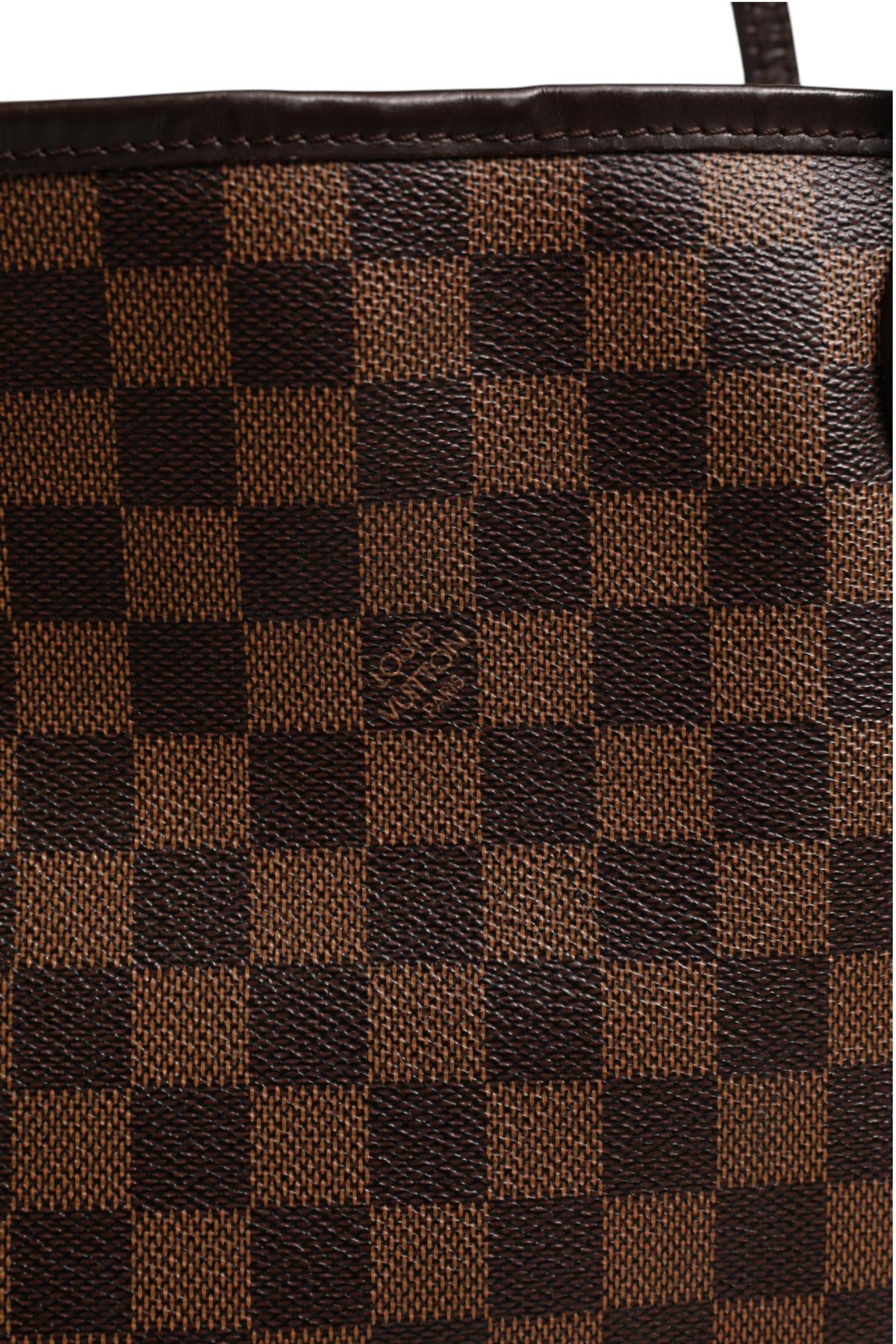 Louis Vuitton Bolso Neverfull Mm Estampado Damier Ebene