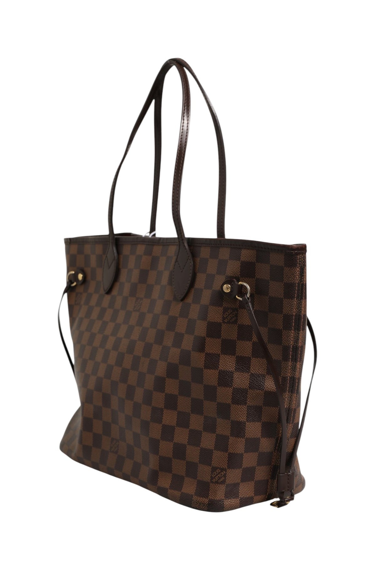 Louis Vuitton Bolso Neverfull Mm Estampado Damier Ebene