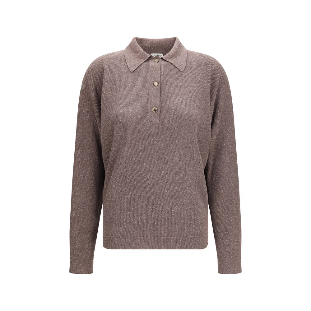 Sudadera de seda marrón Calvin Klein