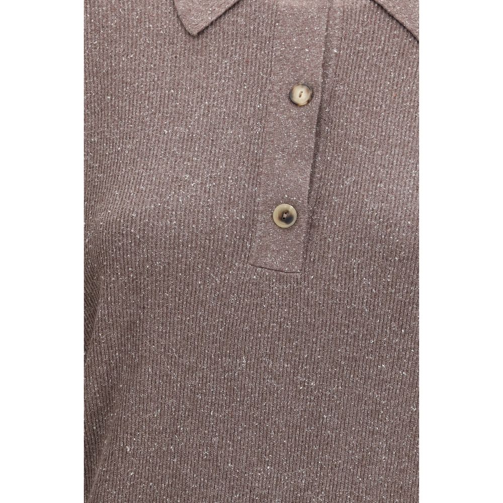 Sudadera de seda marrón Calvin Klein