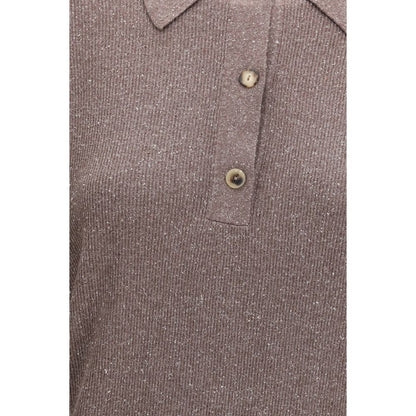 Sudadera de seda marrón Calvin Klein
