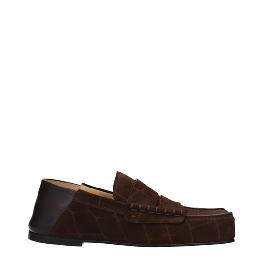 Mocasines sin cordones Jacquemus de cuero marrón