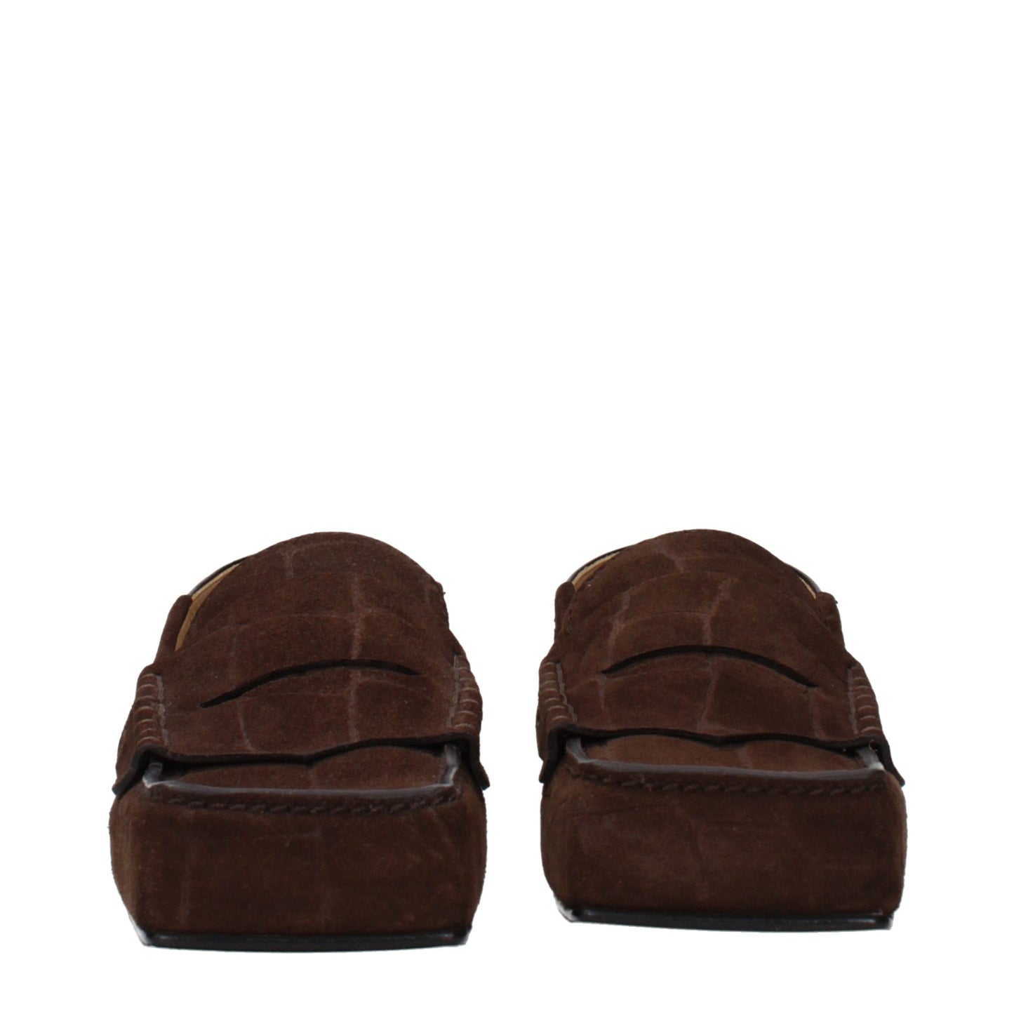 Mocasines sin cordones Jacquemus de cuero marrón