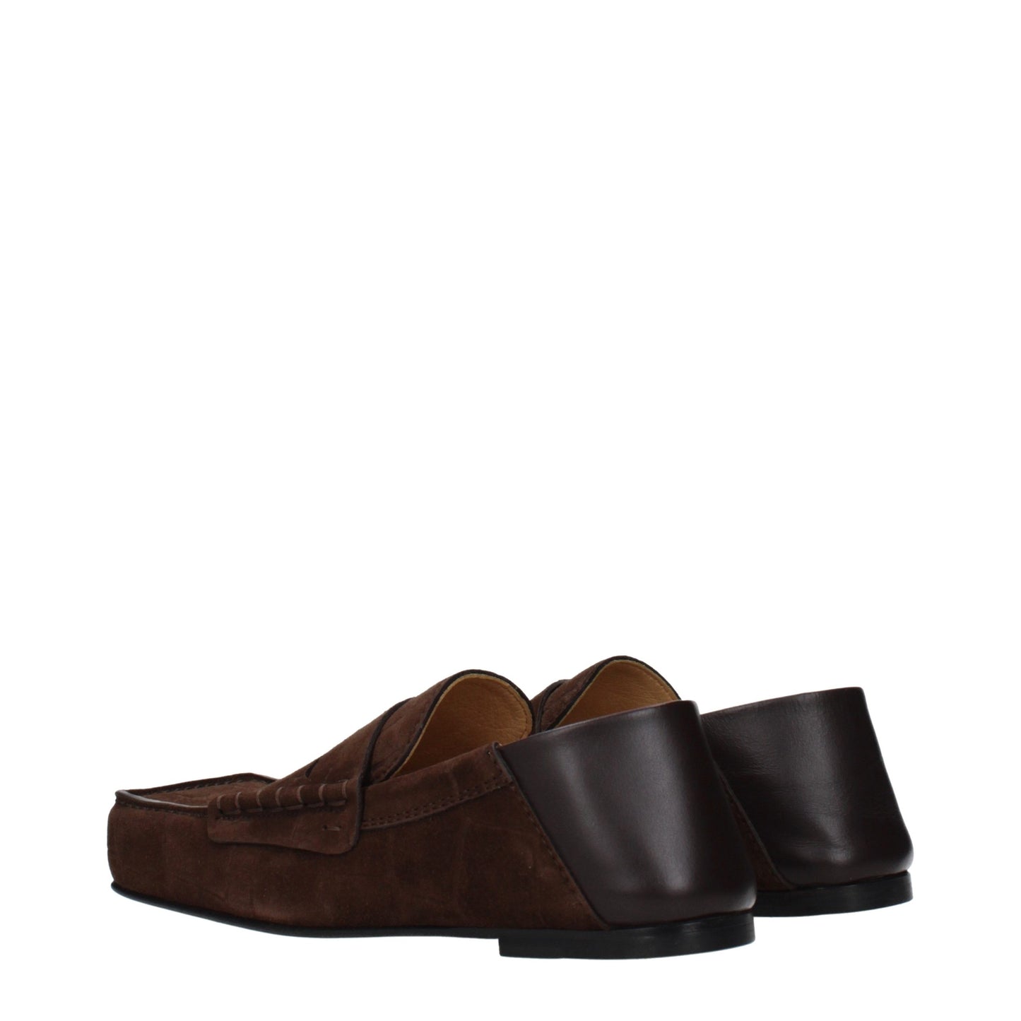 Mocasines sin cordones Jacquemus de cuero marrón