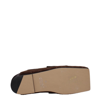 Mocasines sin cordones Jacquemus de cuero marrón