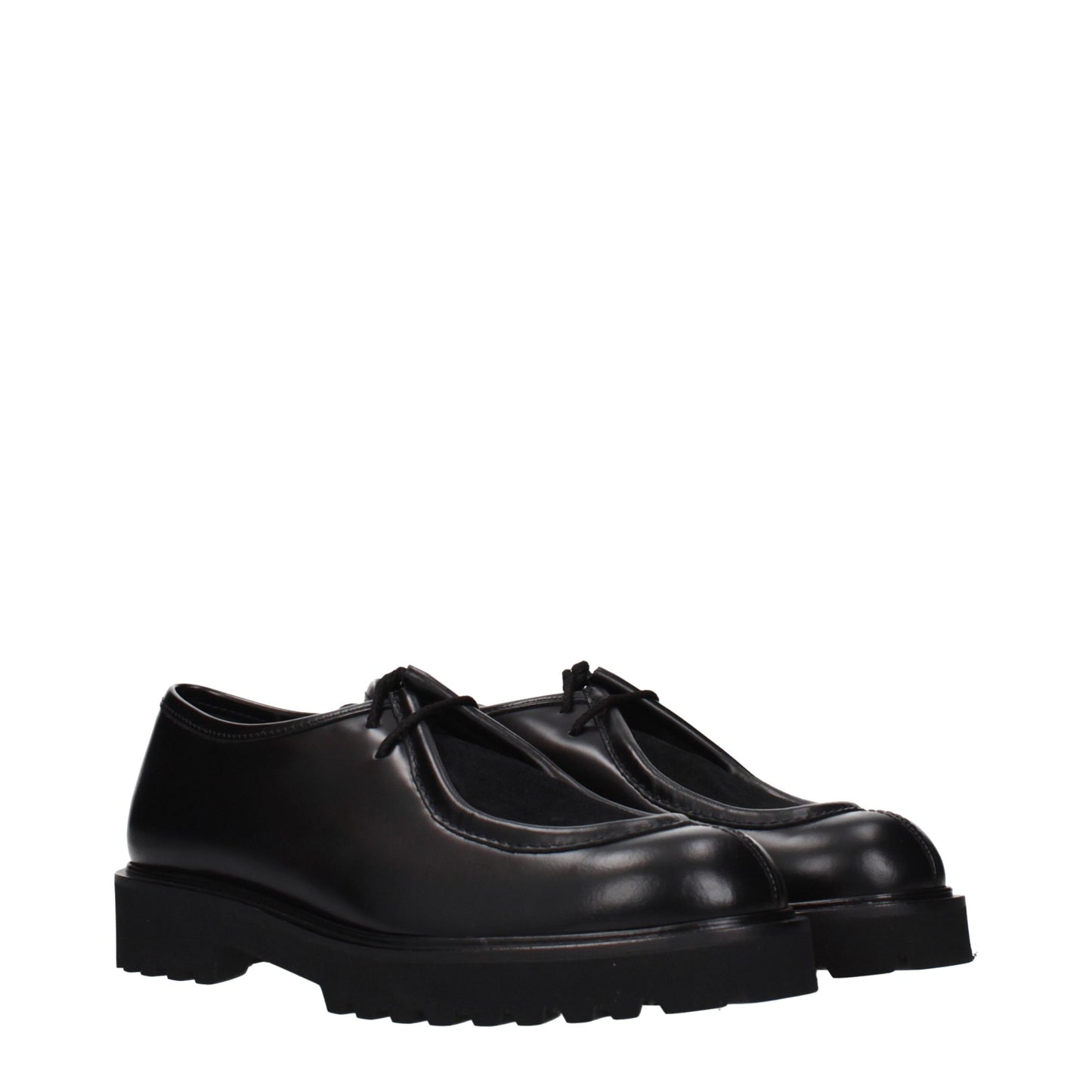 Zapatos Oxford y Derby Max Mara de piel negra