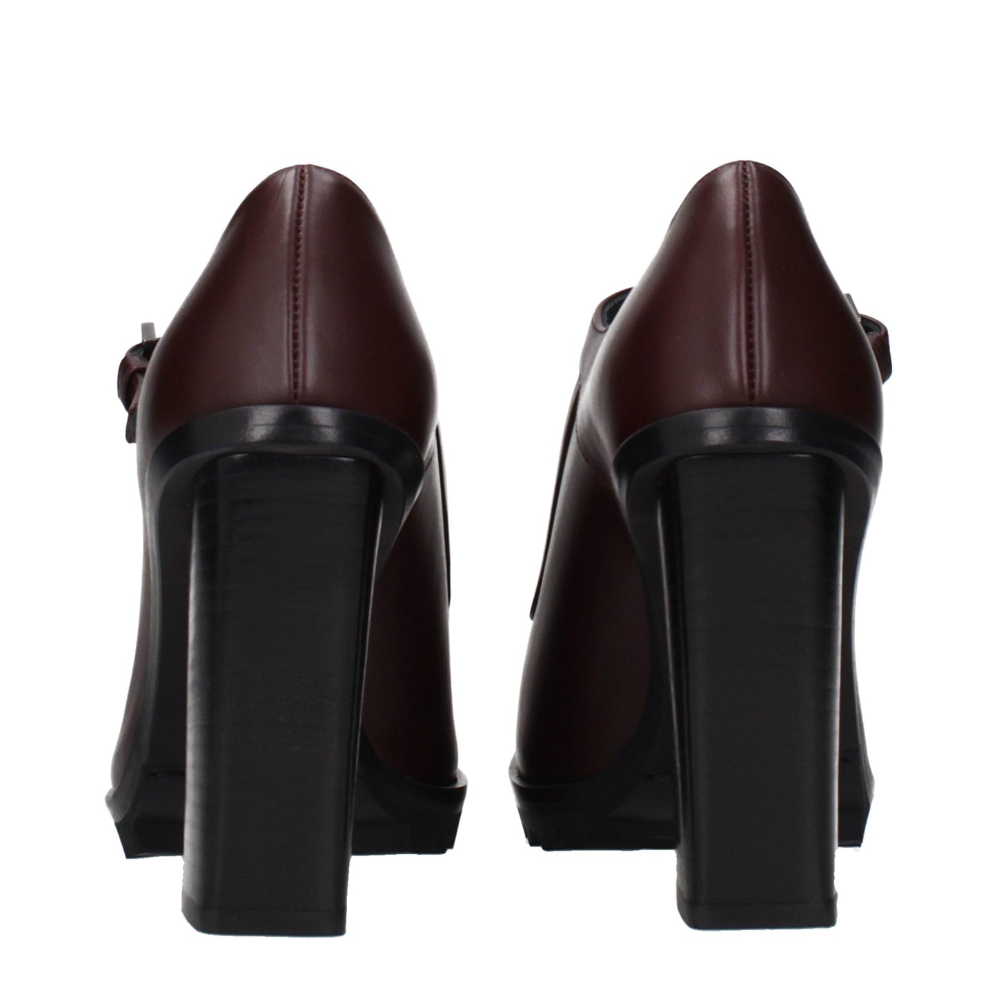 Zapatos de tacón alto de piel marrón Max Mara