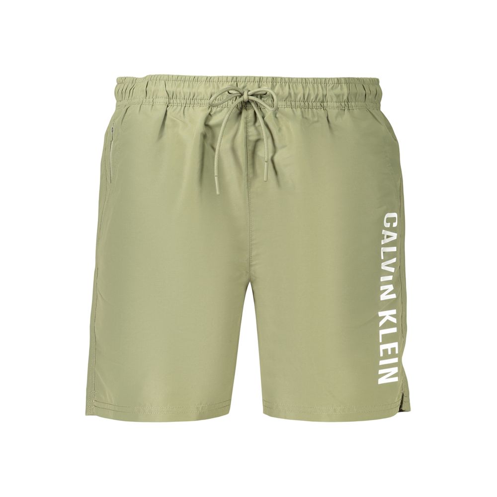 Bañador Calvin Klein de poliéster verde para hombre