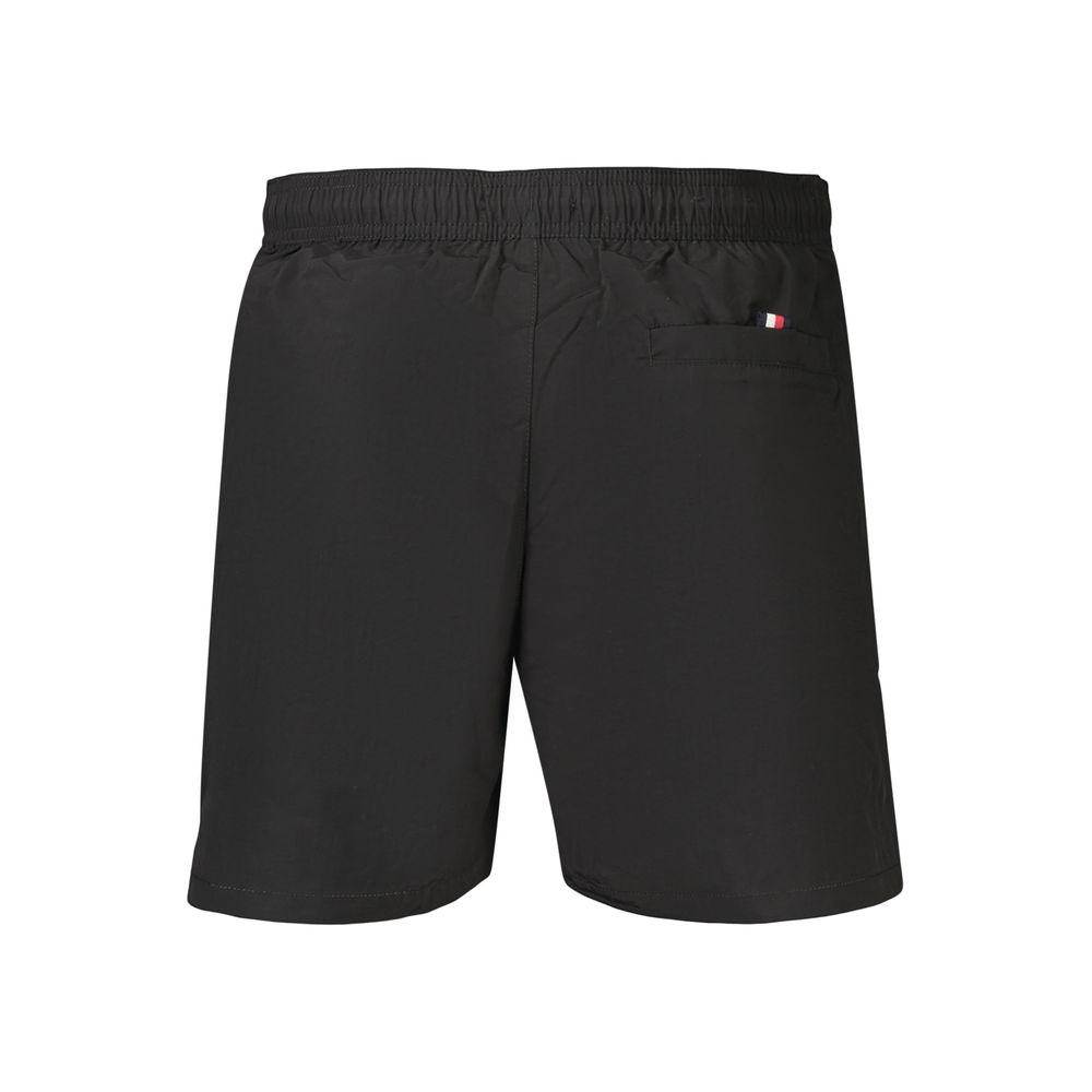 Traje de baño de poliéster negro para hombre Tommy Hilfiger