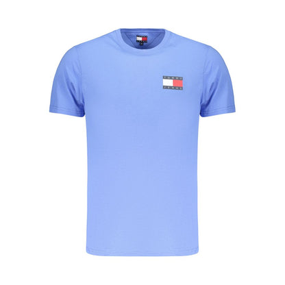 Camiseta de algodón azul Tommy Hilfiger para hombre