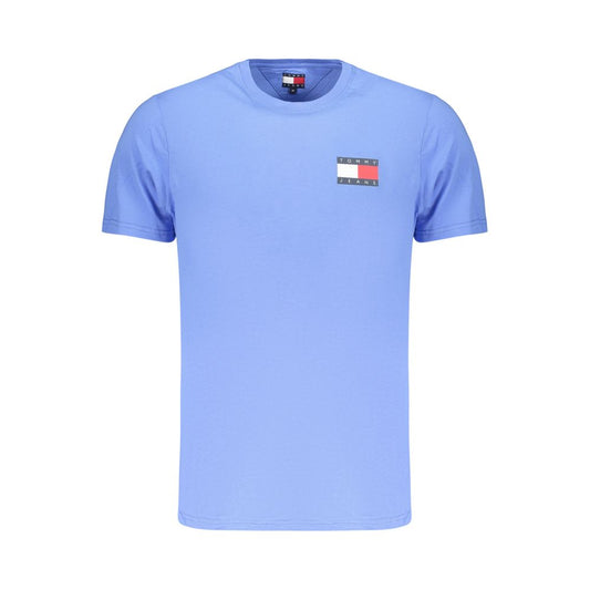 Camiseta de algodón azul Tommy Hilfiger para hombre