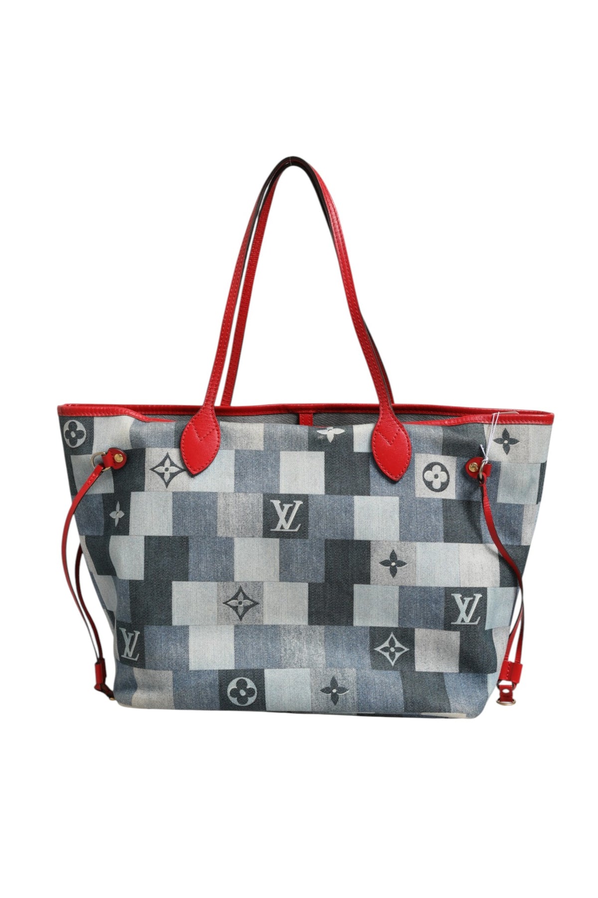 Louis Vuitton Neverfull Bolso Tote Patchwork Monograma Denim