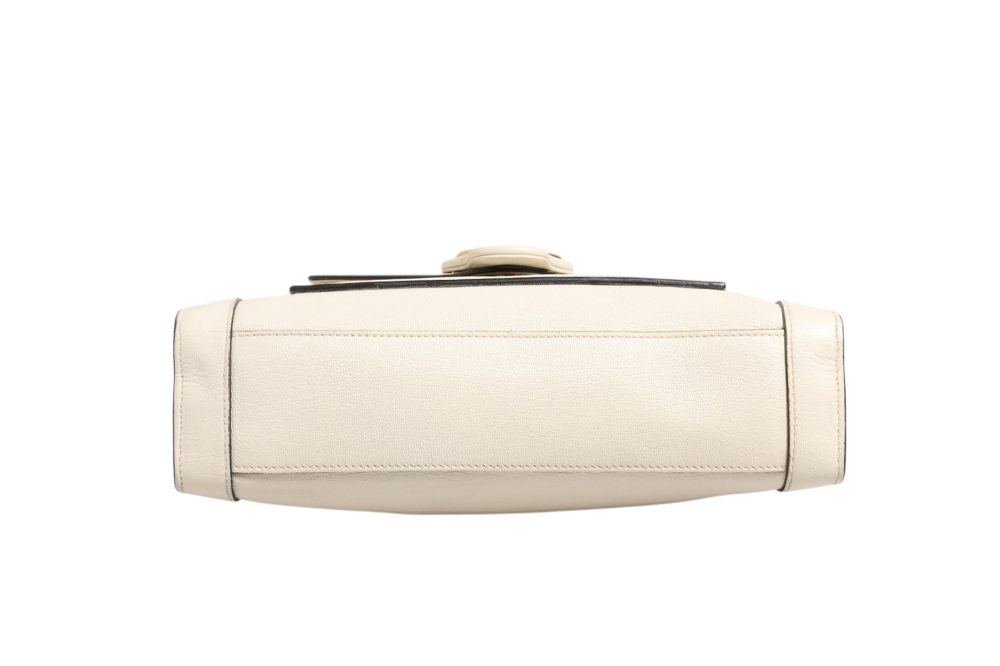 Gucci Petit Sac Bandoulière en Cuir Blanc Modèle Arli