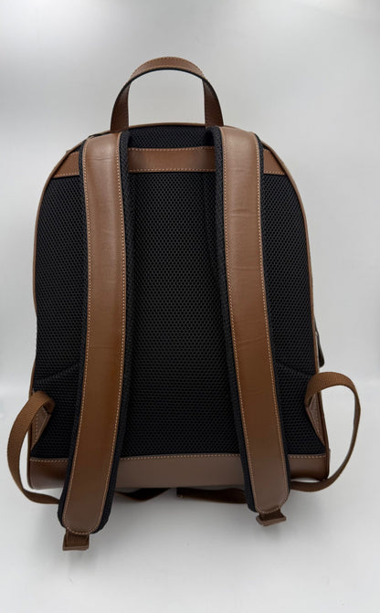 Mochila Gucci De Lona Gg Supreme y Piel En Tono Marrón