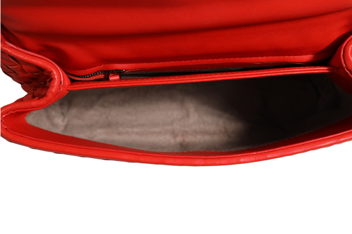 Bolso De Hombro Bottega Veneta Olimpia Small De Piel Intrecciato