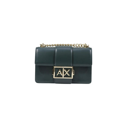 Bolso de poliéster verde Armani Exchange