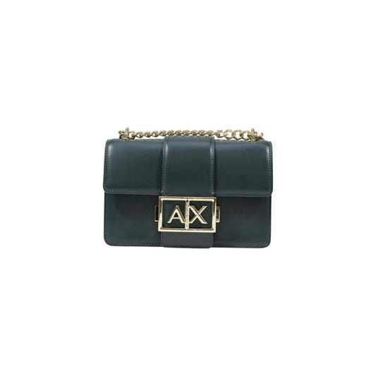 Bolso de poliéster verde Armani Exchange
