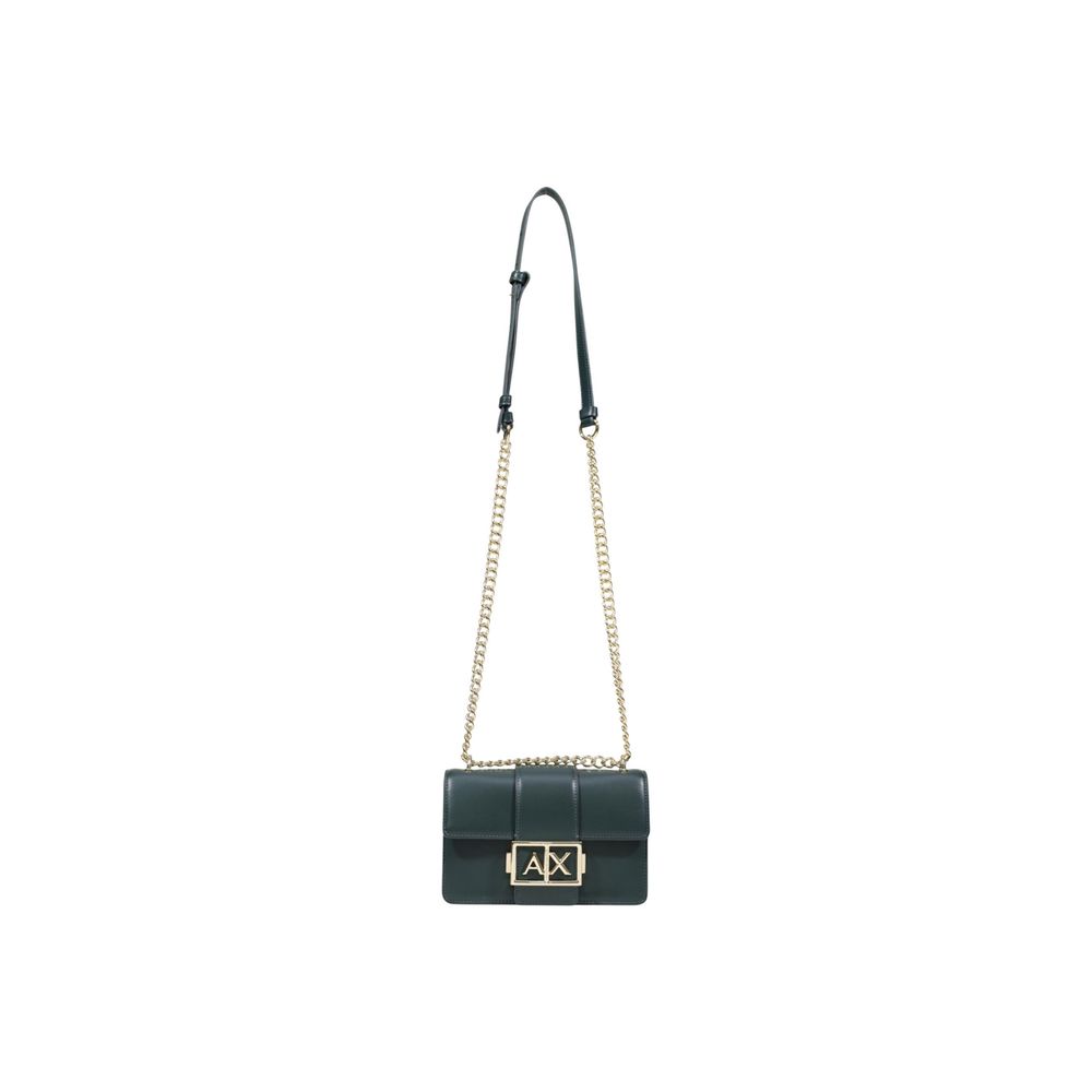 Bolso de poliéster verde Armani Exchange