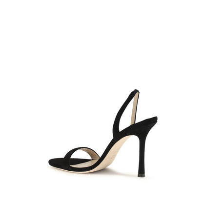 Sandalias Jimmy Choo Piel VacunoTacón Aguja Negras Bos Taurus