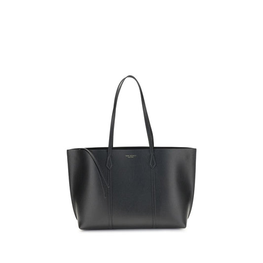 Bolso de mano Tory Burch de cuero de becerro negro Bos Taurus