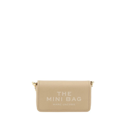 Bolso de Hombro Marc Jacobs de Piel de Becerro Beige Bos Taurus