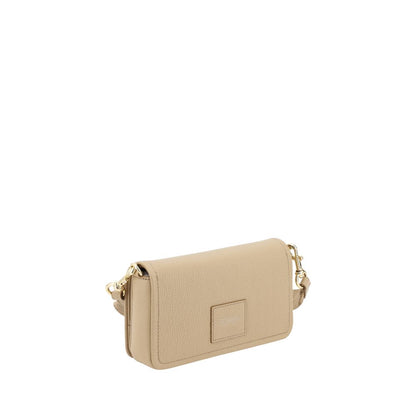 Bolso de Hombro Marc Jacobs de Piel de Becerro Beige Bos Taurus
