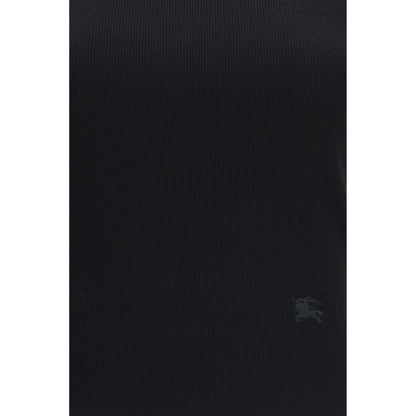 Camiseta de algodón negra de Burberry