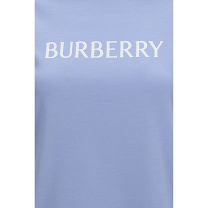 Camiseta de algodón azul Burberry