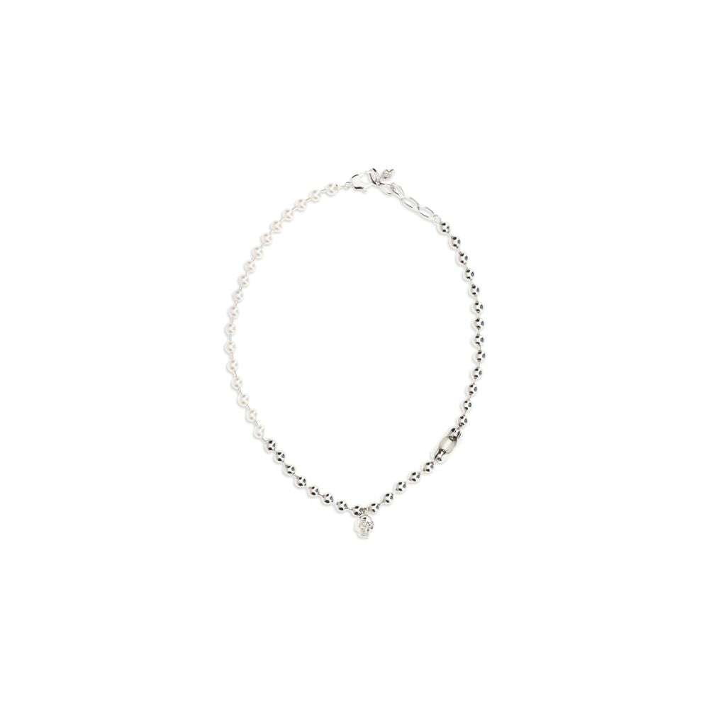 Collar de latón blanco Alexander McQueen