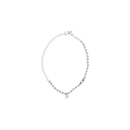 Collar de latón blanco Alexander McQueen