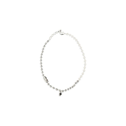 Collar de latón blanco Alexander McQueen