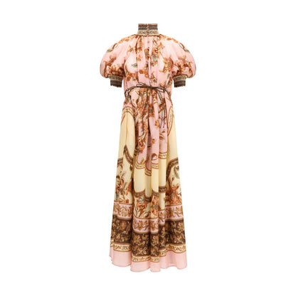 Vestido informal de seda multicolor Zimmermann