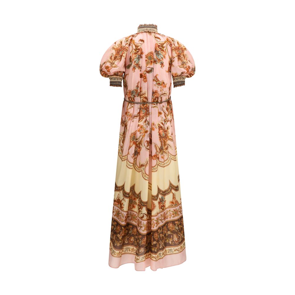 Vestido informal de seda multicolor Zimmermann