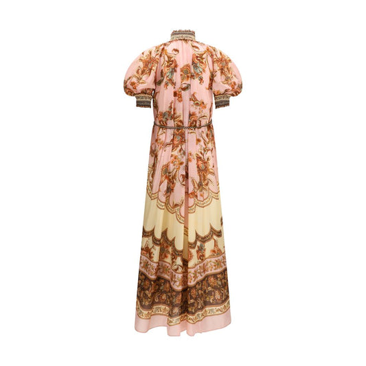 Vestido informal de seda multicolor Zimmermann