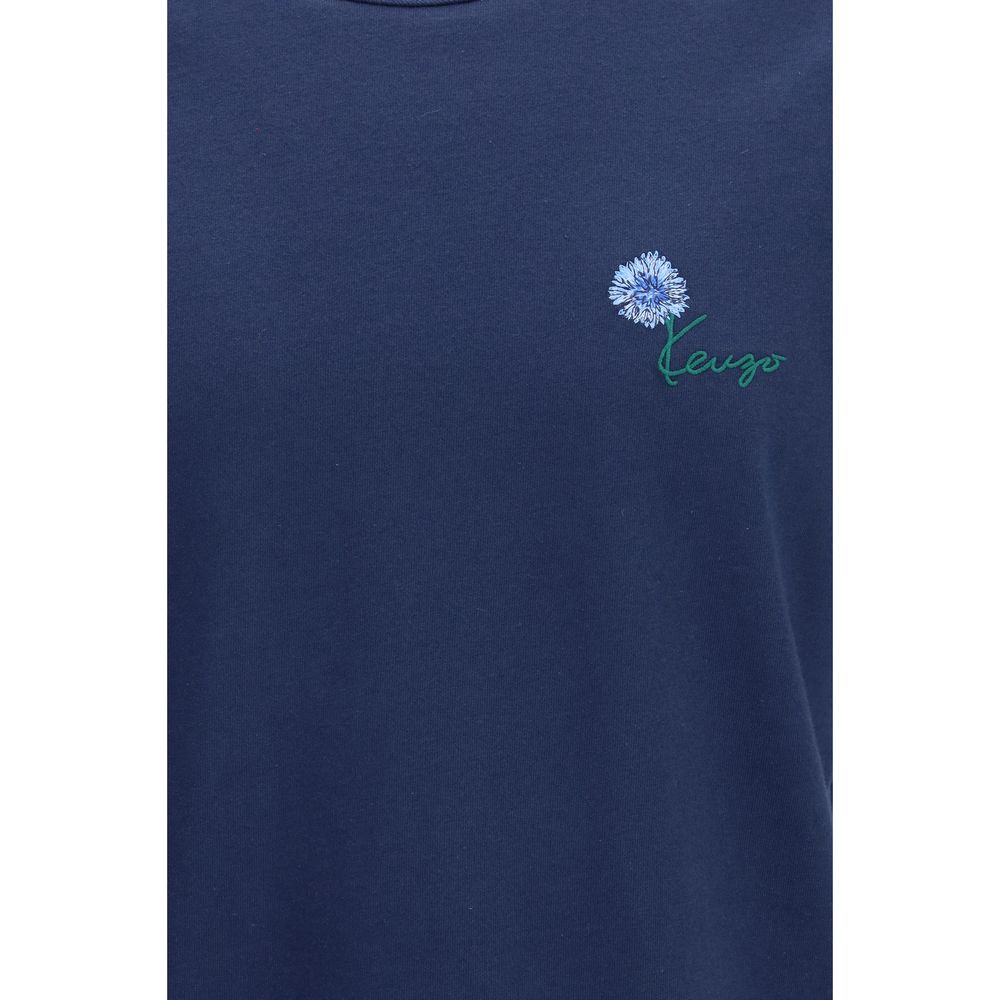 Camiseta Kenzo azul de algodón