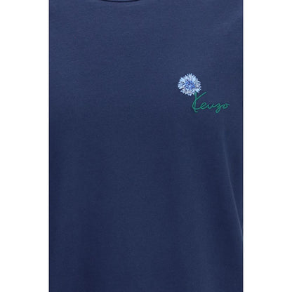 Camiseta Kenzo azul de algodón