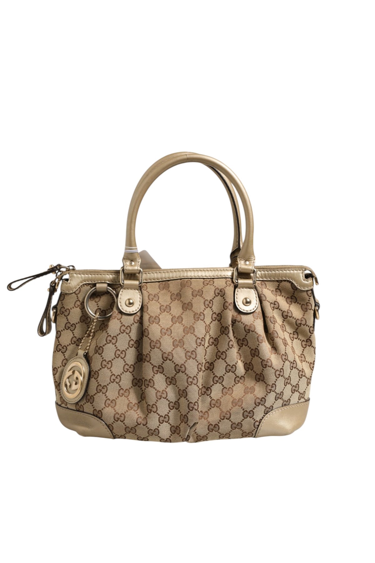 Sac bandoulière Gucci Sukey en toile, polyvalent, 2-en-1, pour usage quotidien