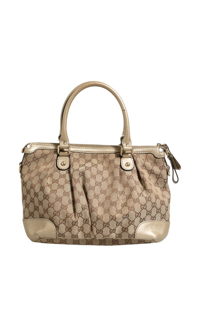 Sac bandoulière Gucci Sukey en toile, polyvalent, 2-en-1, pour usage quotidien