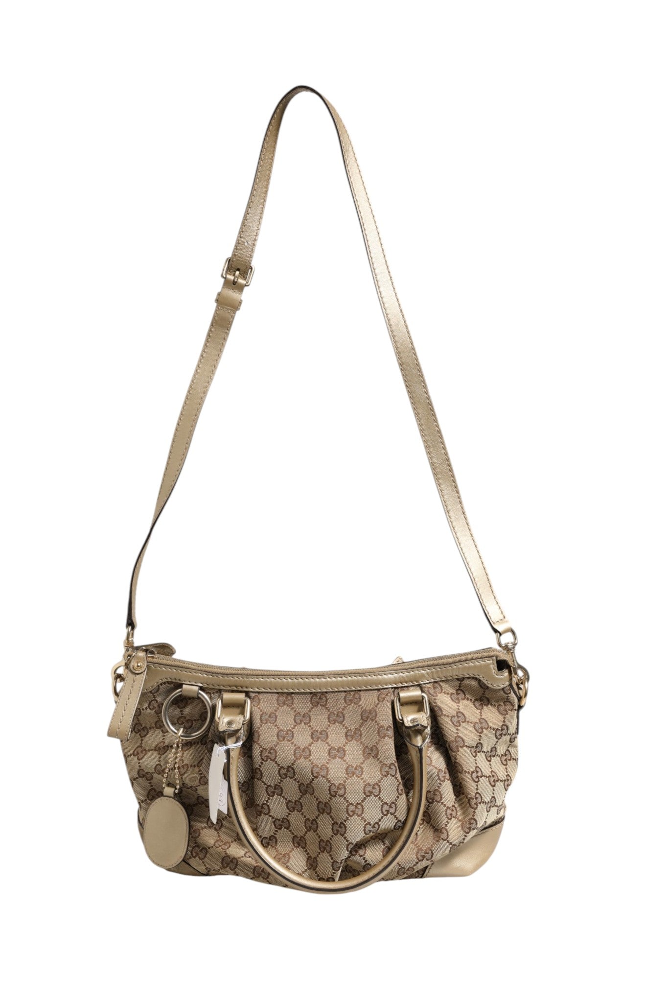 Sac bandoulière Gucci Sukey en toile, polyvalent, 2-en-1, pour usage quotidien