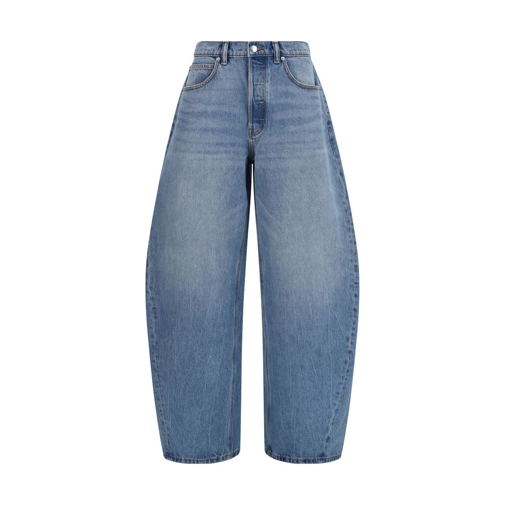 Alexander Wang Pantalones Vaqueros Azules de Algodón