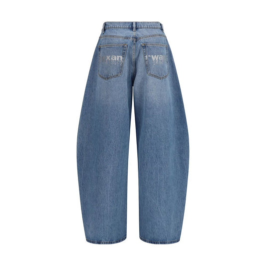 Alexander Wang Pantalones Vaqueros Azules de Algodón