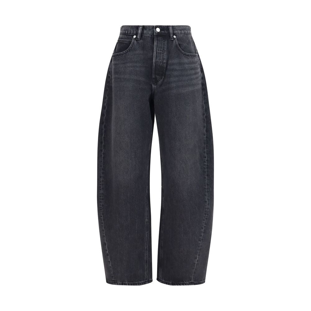 Alexander Wang Jeans de Algodón Negro Denim