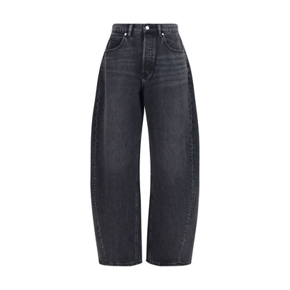 Alexander Wang Jeans de Algodón Negro Denim