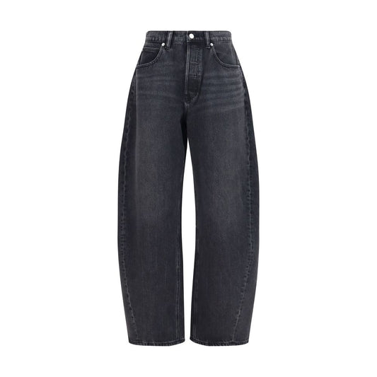 Alexander Wang Jeans de Algodón Negro Denim