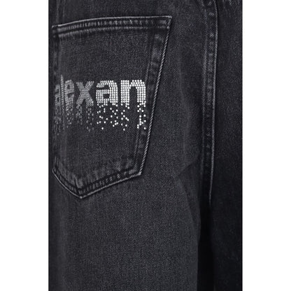 Alexander Wang Jeans de Algodón Negro Denim