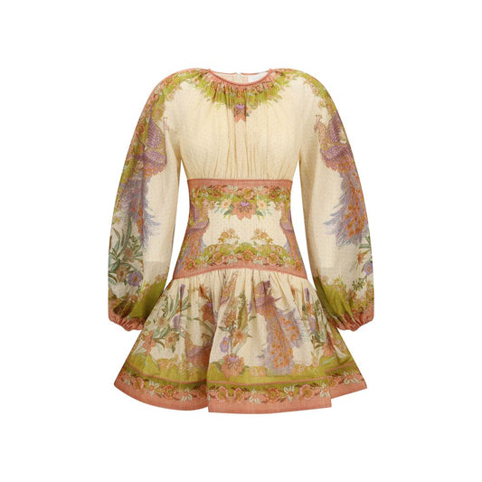 Vestido informal de algodón multicolor Zimmermann