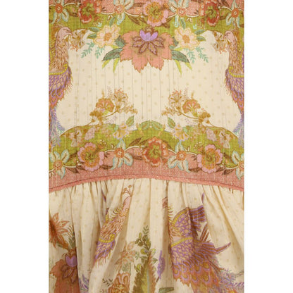 Vestido informal de algodón multicolor Zimmermann