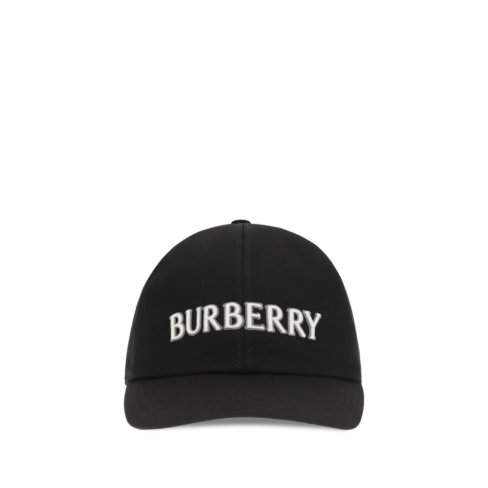 Burberry Black Cotton Baseball Cap