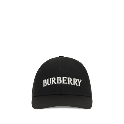 Burberry Black Cotton Baseball Cap