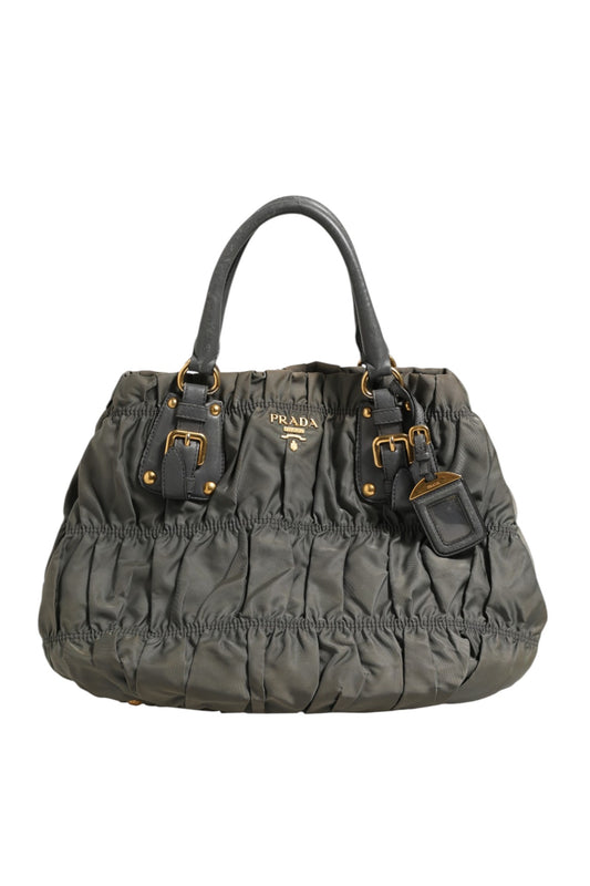 Bolso Tote Prada De Nylon Tessuto Con Acabado Gaufre